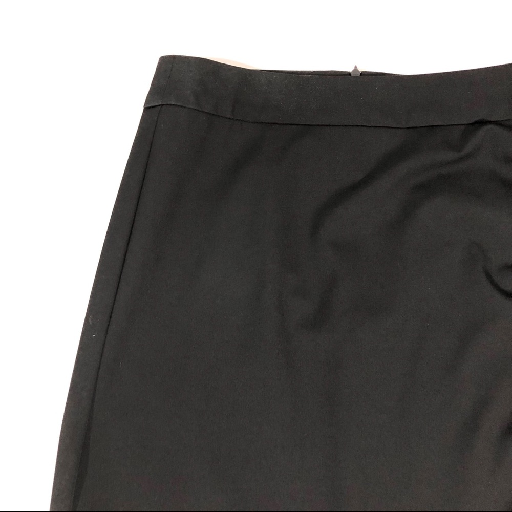 Trina Turk Faux Wrap Black Stretch Pencil Skirt - Picture 3 of 8